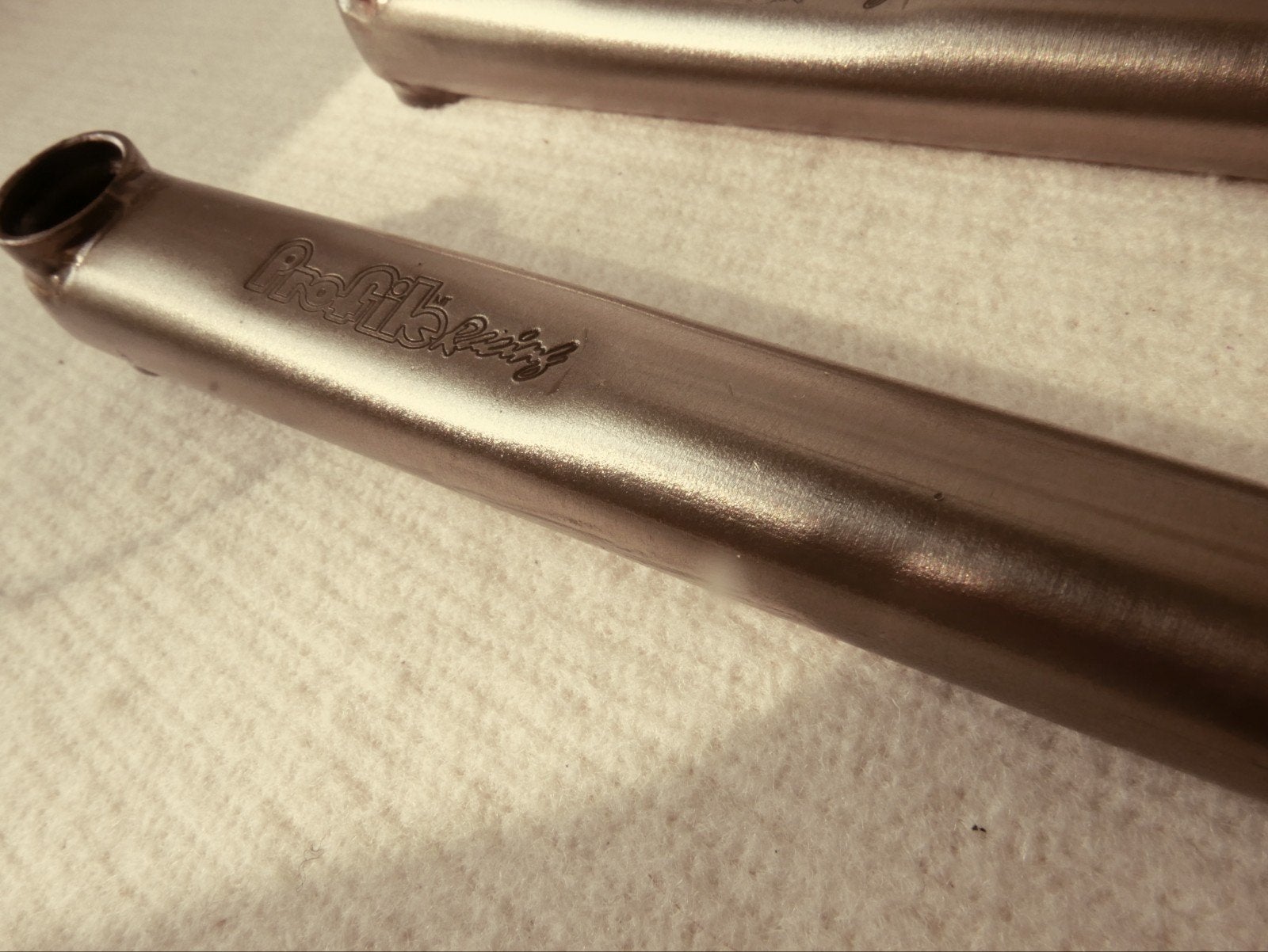 Profile BMX Cranks 180mm RHD - Raw GDH 19mm Spindle, Fietsen en Brommers, Crankstel of Pedalen, BMX, Profile, Staal