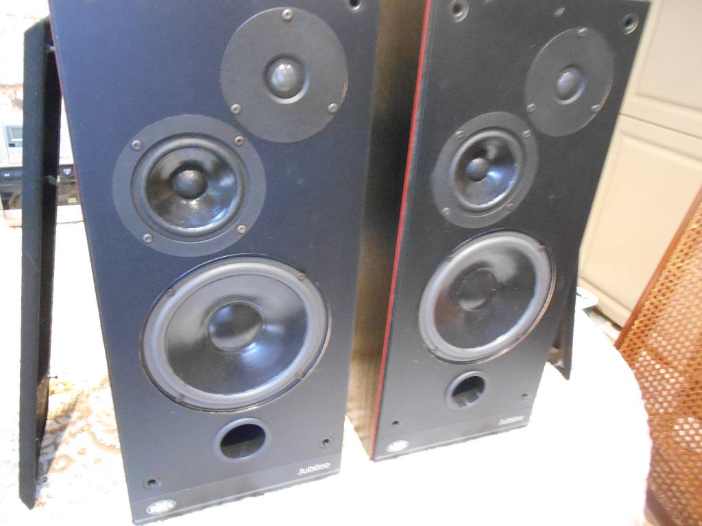 Vintage BNS Jubilee luidsprekers, Audio, Tv en Foto, Luidsprekers, Gebruikt, Front, Rear of Stereo speakers, 60 tot 120 watt, Overige merken