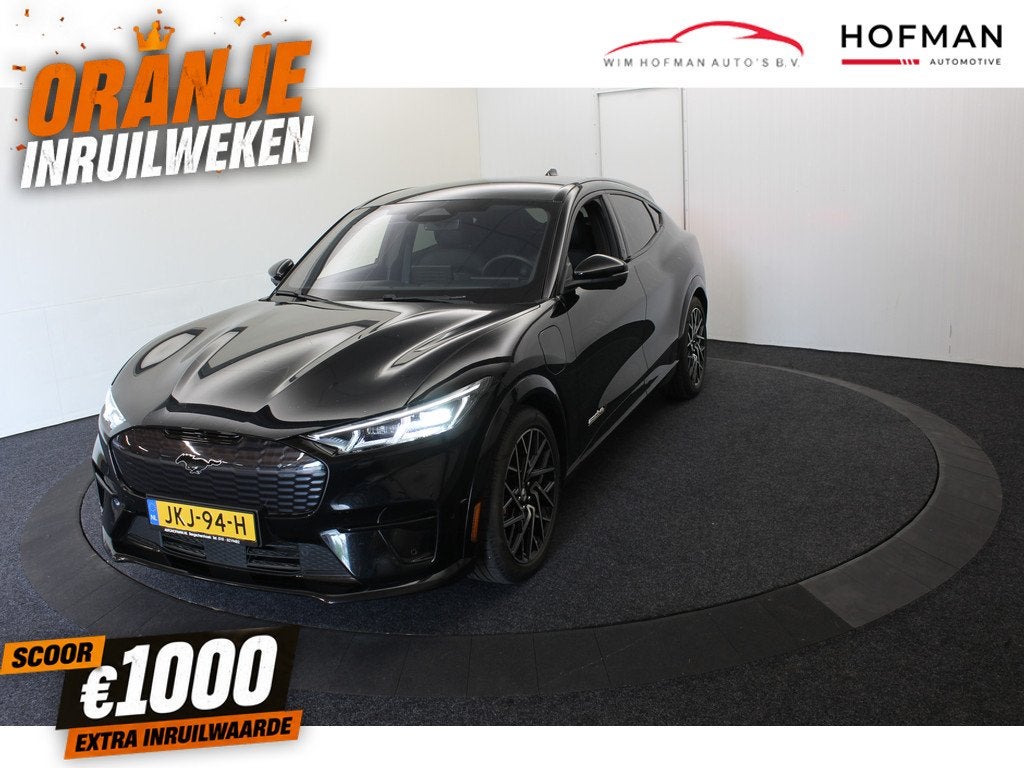 Ford Mustang Mach-E 487 Pk GT Extended AWD 98 kWh SOH 95% 48, Auto's, Ford, 98 kWh, Gebruikt, Leder, Vierwielaandrijving