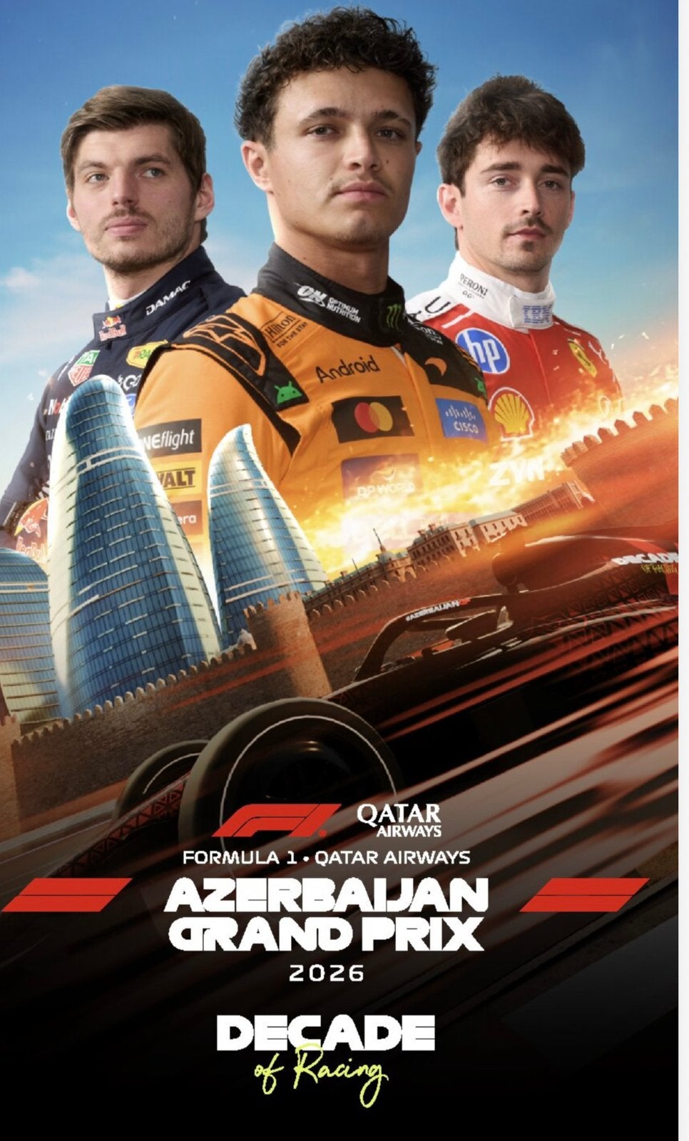 Formule 1 tickets Baku – Baku City Circuit, Eén persoon, September