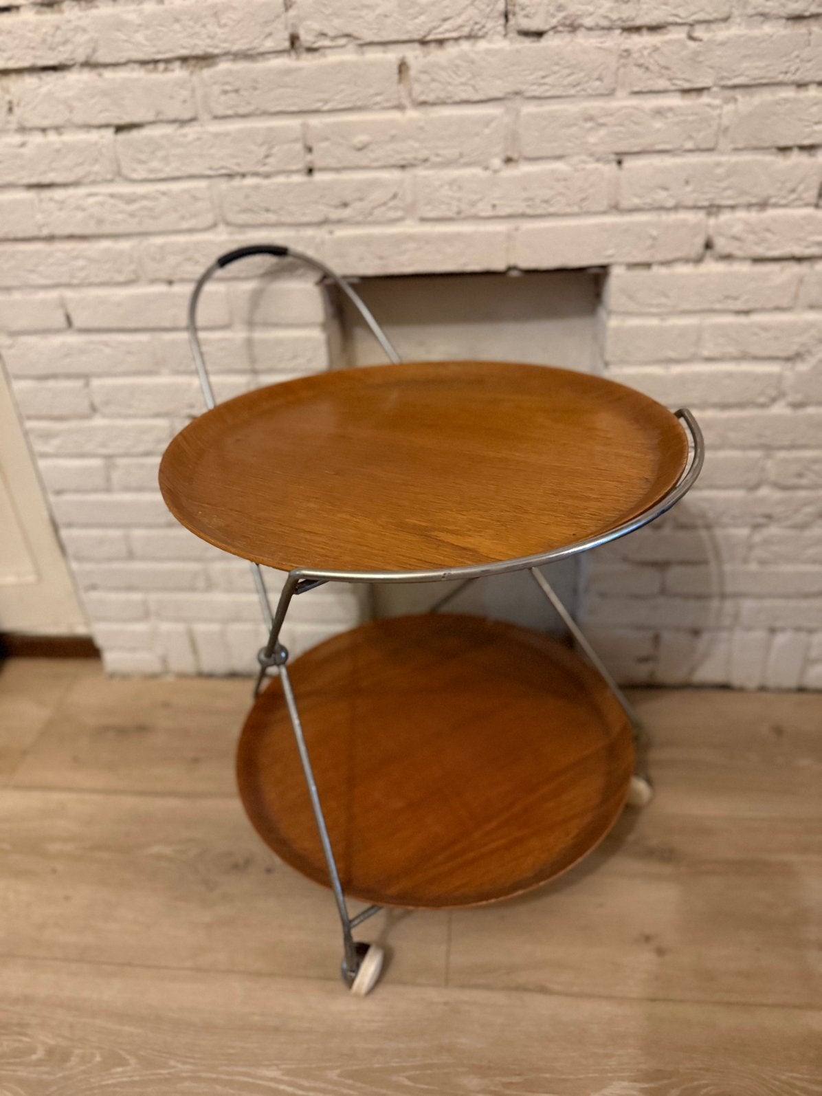 Johnson Brickan Sweden vintage serveerwagen  | Jaren 60/70, Ophalen of Verzenden, Zo goed als nieuw, Te, 60 cm of meer