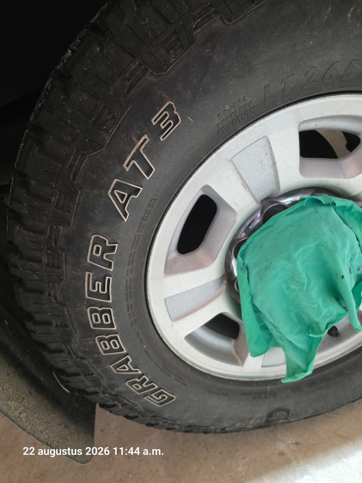 Terreinbanden 4x4 General Grabber AT3 265/70R17, Auto-onderdelen, Banden en Velgen, Gebruikt, 265 mm, 17 inch, Ophalen of Verzenden