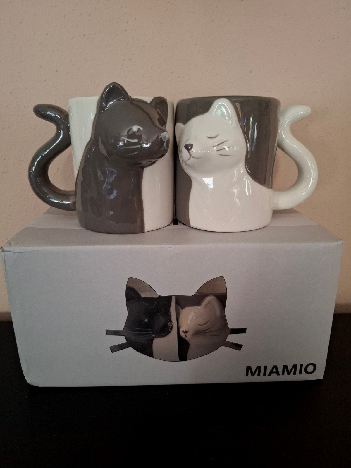 Nieuwe Miamio katten mokken  😻, Overige merken, Keramiek, Nieuw, Overige stijlen