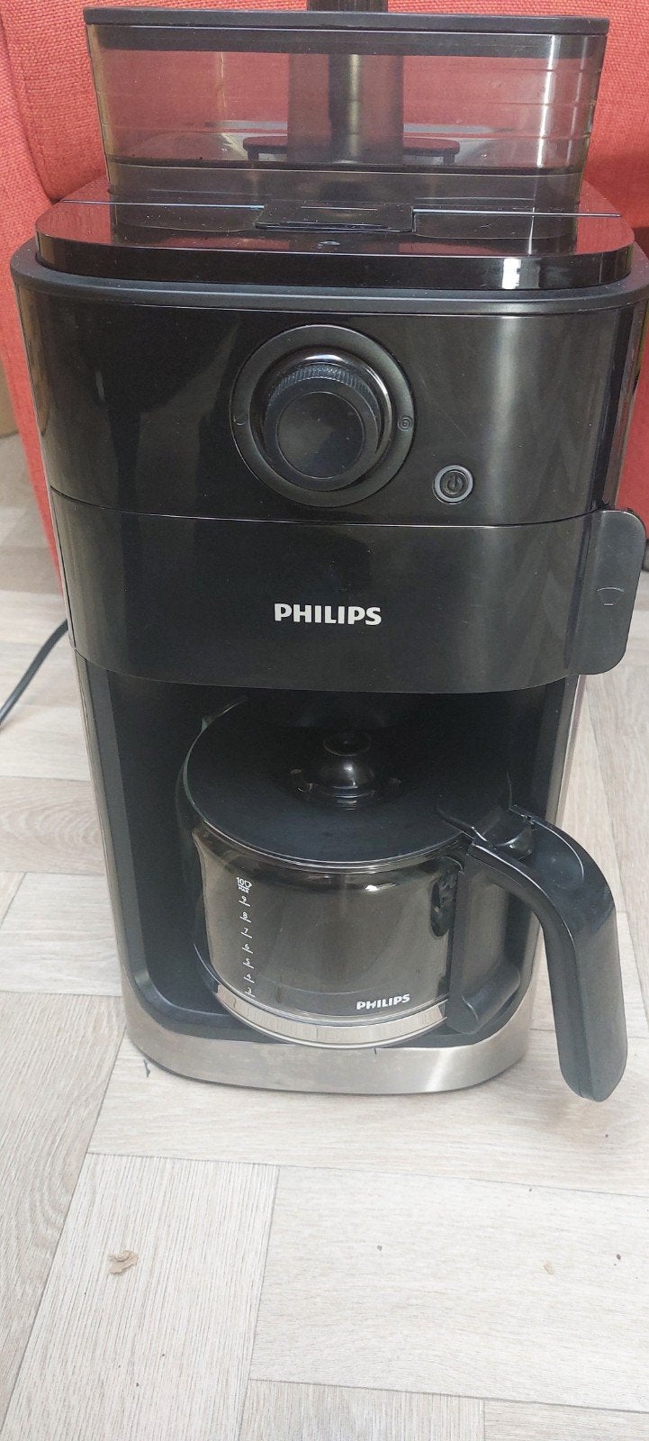Koffiezetapparaat Philips Grind & Brew, 10 kopjes of meer, Ophalen, Overige modellen, Gemalen koffie