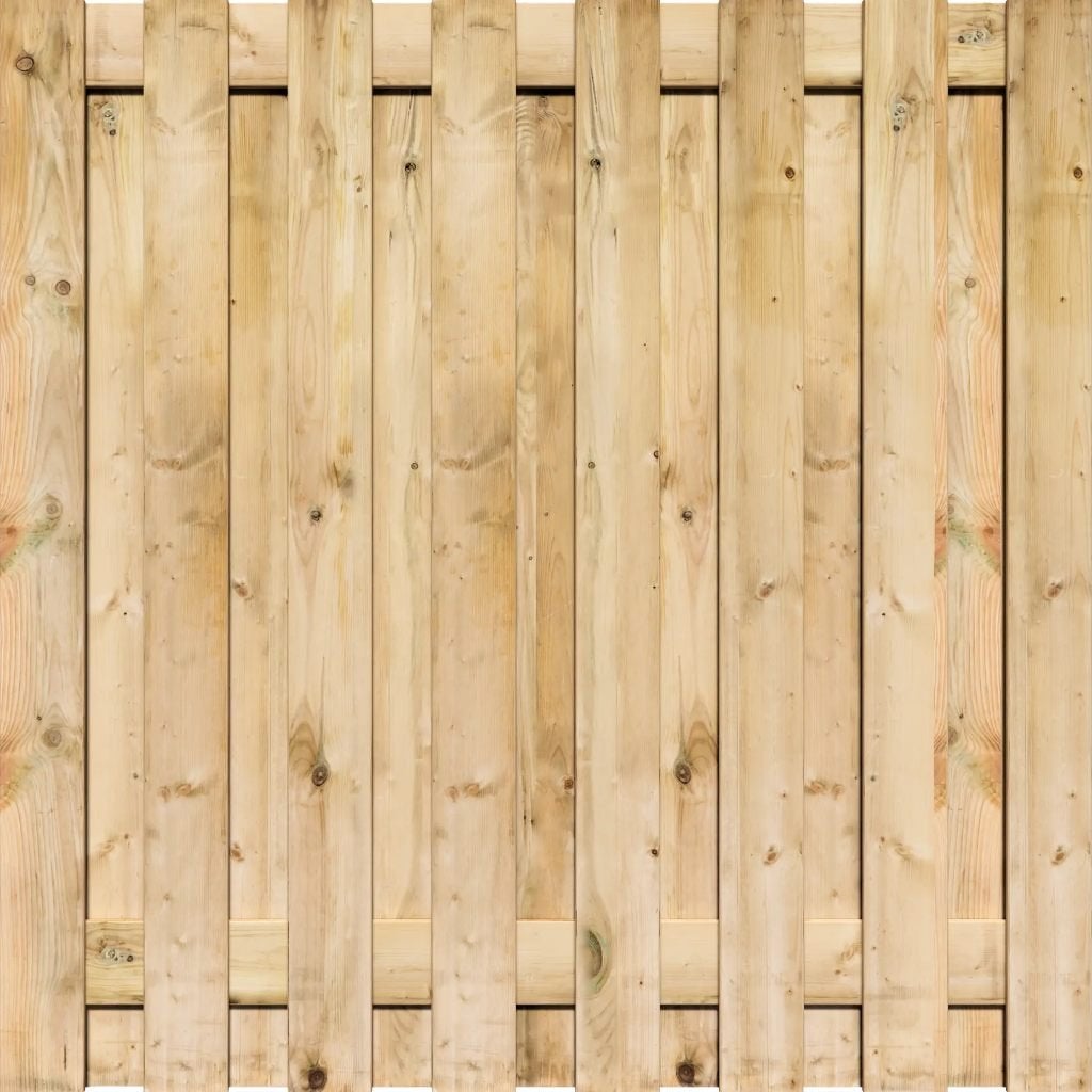 schuttingdelen grenen, Tuin en Terras, Ophalen, 1 tot 2 meter, Minder dan 3 meter, Nieuw