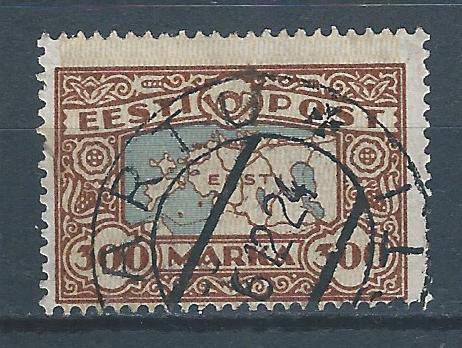 C653 - Baltische staten – Estland – MiNr 54 (gestempeld), Ophalen of Verzenden, Overige landen, Gestempeld