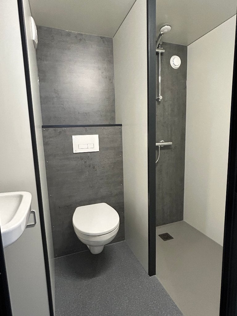 Te huur luxe mobiele badkamer | Plug en play, Ophalen of Verzenden, Nieuw, Overige