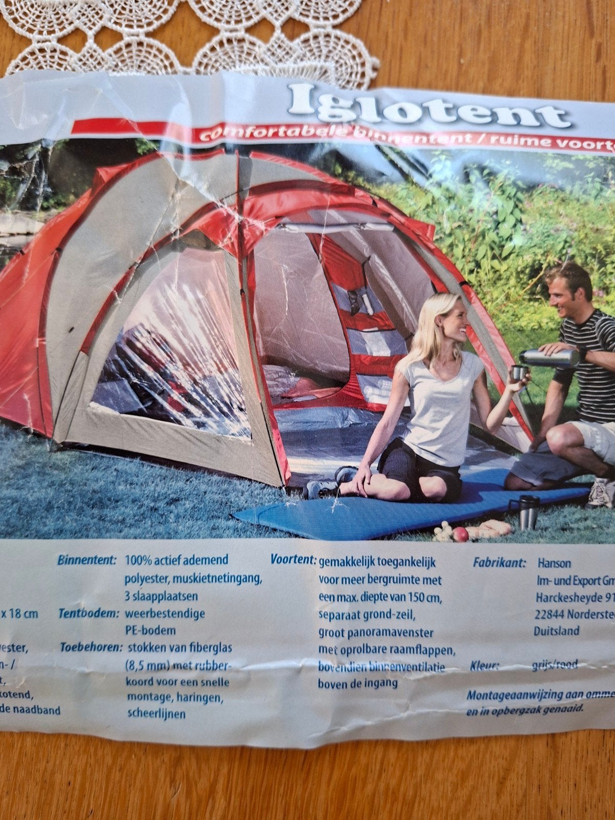 Iglo tentje - Fun Camp, Ophalen, Zo goed als nieuw, Tot en met 3
