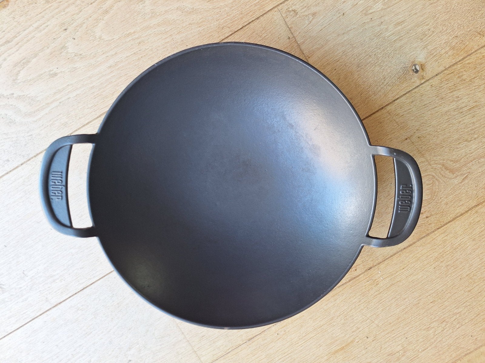 Weber wokpan, Ophalen, Zo goed als nieuw, Weber