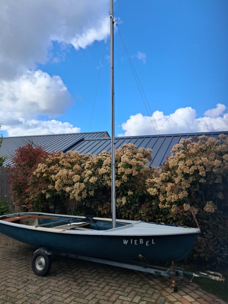 zeilbootje met trailertje, Stern., Watersport en Boten, Ophalen, Gebruikt, Overige typen