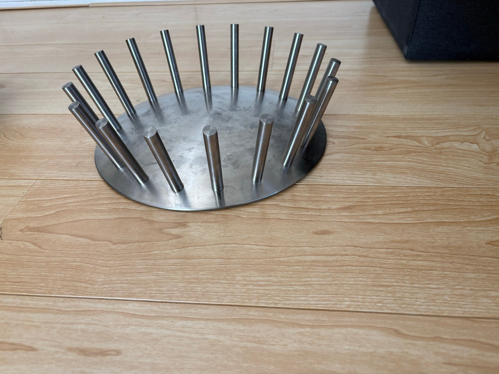 Moderne RVS Fruitschaal / Decoratieve Schaal Zack, Verzenden, Zo goed als nieuw, Zilver, Metaal