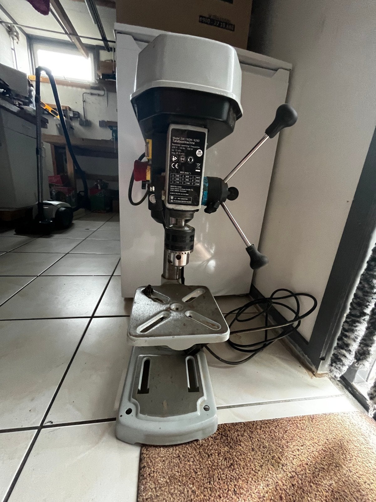 Duro Kolomboormachine ZJ4116QM / 8260 - 500W, Doe-het-zelf en Verbouw, Ophalen, Gebruikt, 400 tot 600 watt, Kolomboormachine