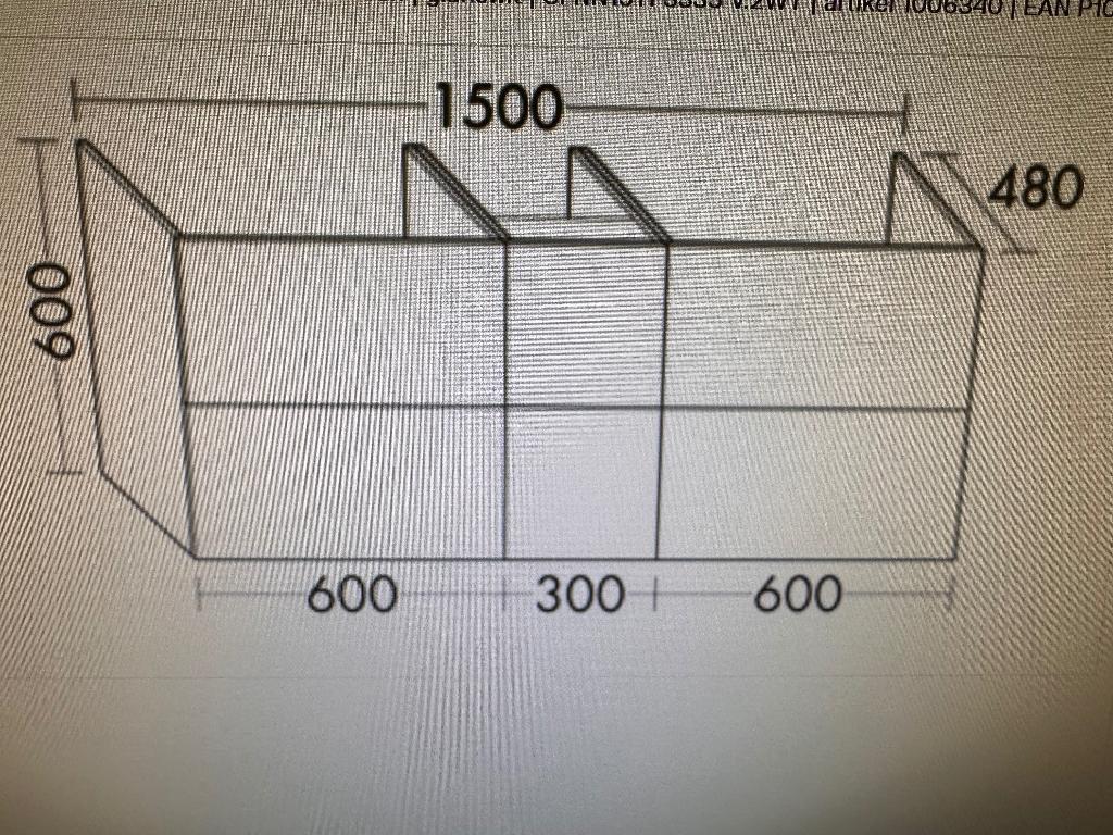Wastafelonderbouw kast, Huis en Inrichting, Ophalen, 150 tot 200 cm, Nieuw, Minder dan 100 cm