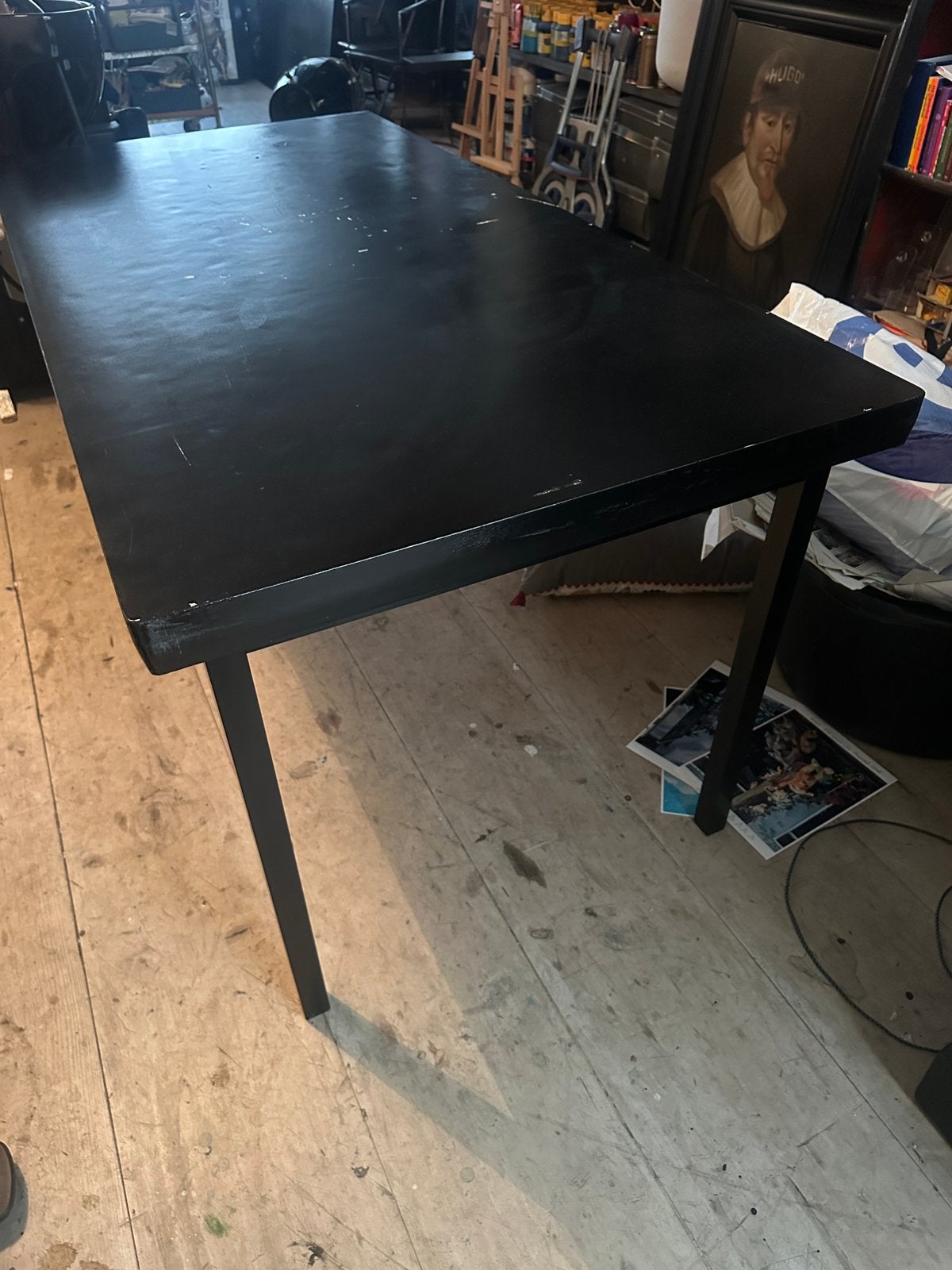 2x Stevige lichtgewicht inklapbare tafel – professioneel, Ophalen, Zwart, 160 cm, Gebruikt