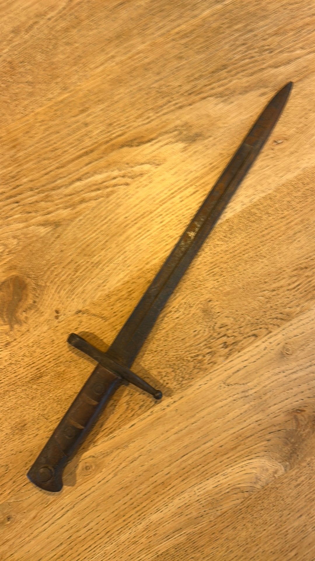 Italiaanse Carcano M1870 bajonet (IT2604), Verzamelen, Verzenden, Landmacht, Overige gebieden, Mes of Dolk