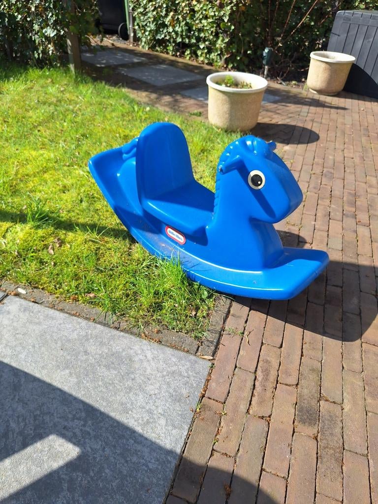 Little Tikes Schommelpaard - Blauw, Ophalen, Gebruikt