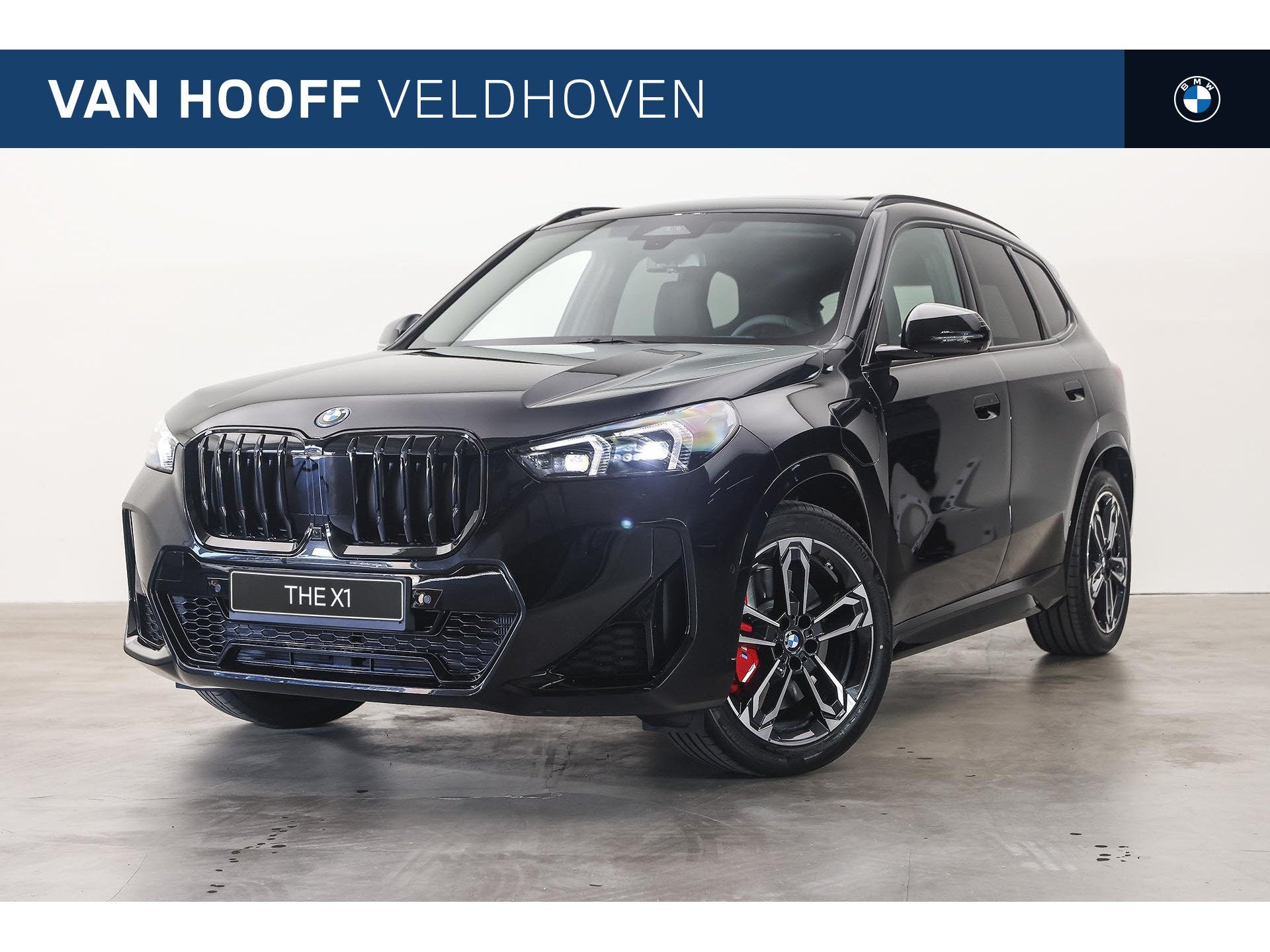 BMW X1 xDrive25e M Sport Automaat / Panoramadak / Trekhaak /, Dealer onderhouden, Zwart, Zwart, Leder