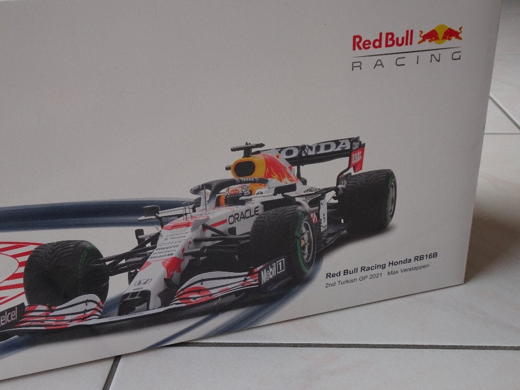 Verstappen Honda RB 16B , Arrigato Livery, GP Turkije 2021, Ophalen of Verzenden, Nieuw, Auto, Overige merken
