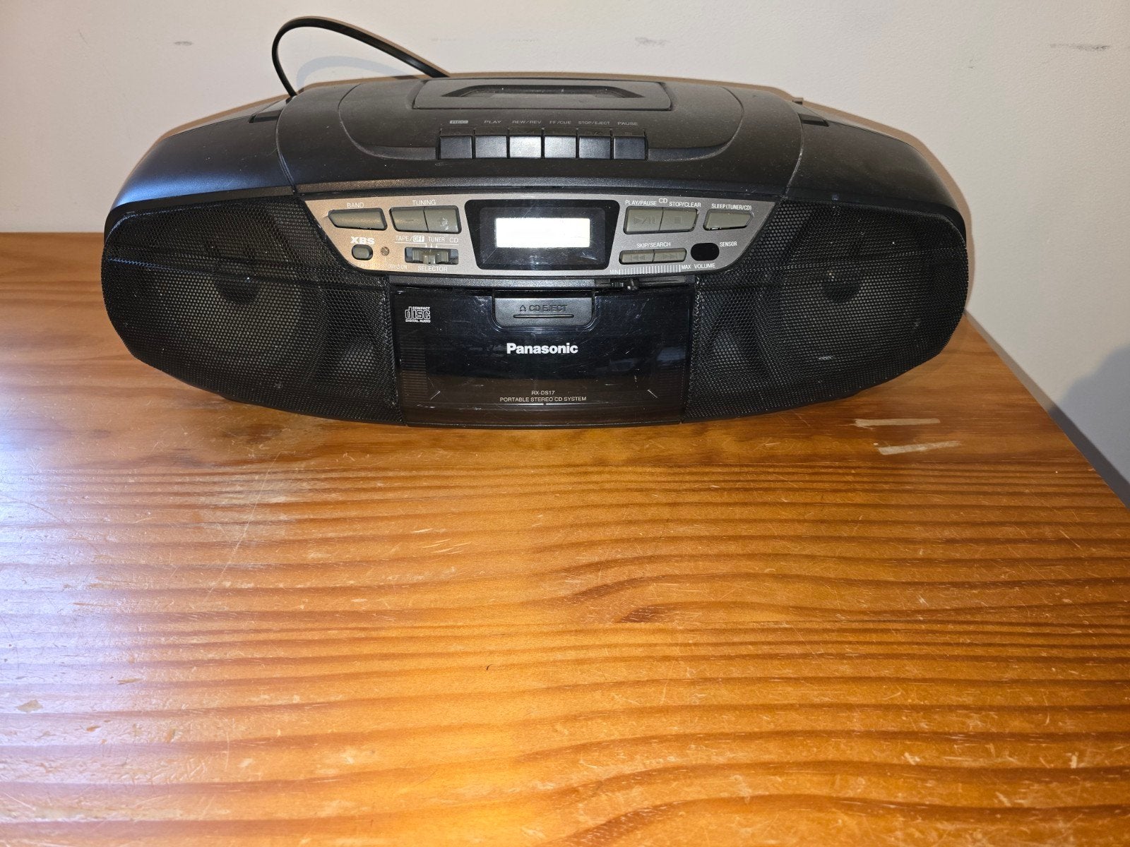Panasonic draagbare radio/cd-speler (boombox), Ophalen, Gebruikt, Cd-speler, Draagbaar