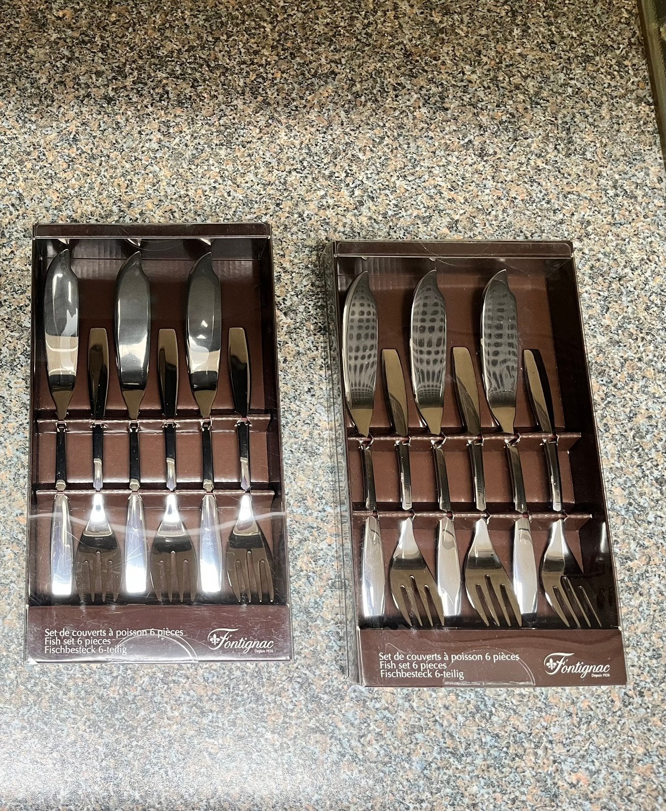 2 x Fontignac bestekset (Visbestek) - AH *NIEUW*, Huis en Inrichting, Ophalen of Verzenden, Nieuw, Rvs of Chroom