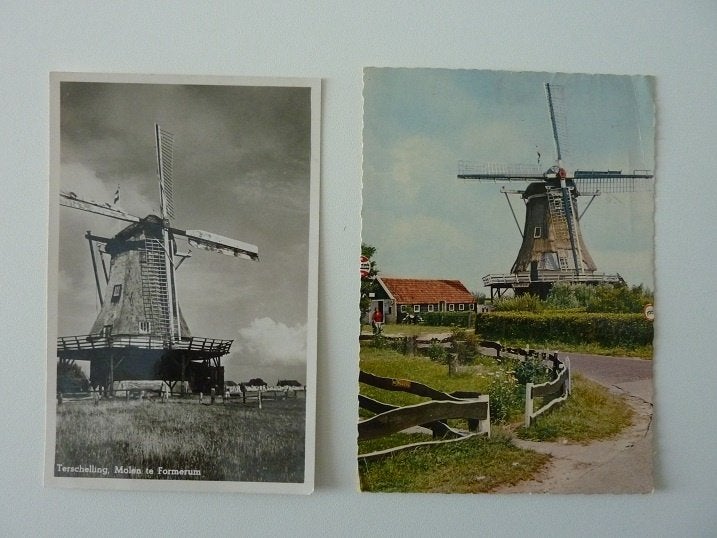 Terschelling Formerum molens 1940 jaren 60, Ophalen, 1940 tot 1960, Gelopen, Waddeneilanden