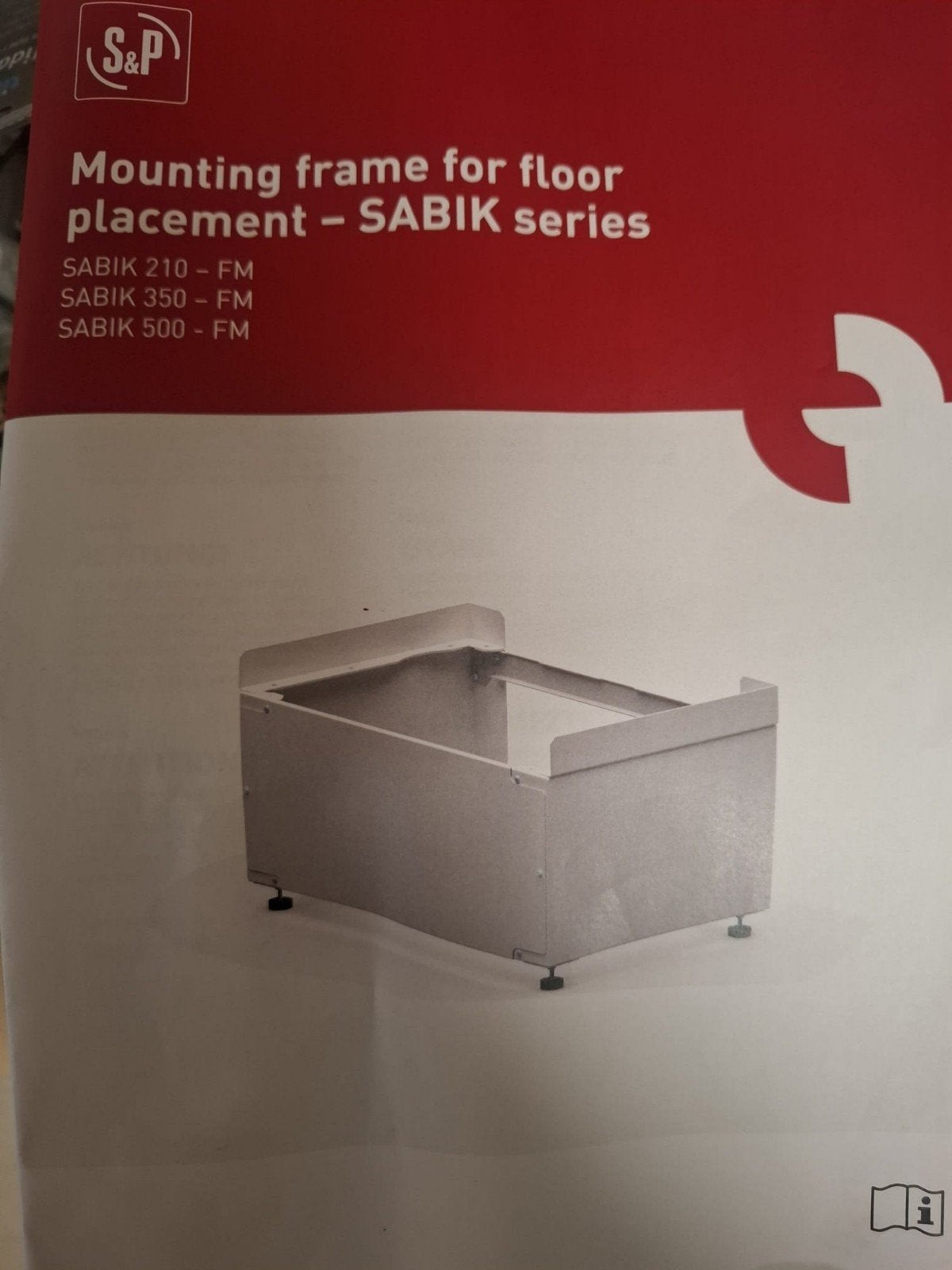 Soler & Palau (S&P) SABIK 500-FM Montageframe / Montagestoel, Soler & Palau (S&P, Ventilator en Afzuiger, Nieuw, Ophalen of Verzenden