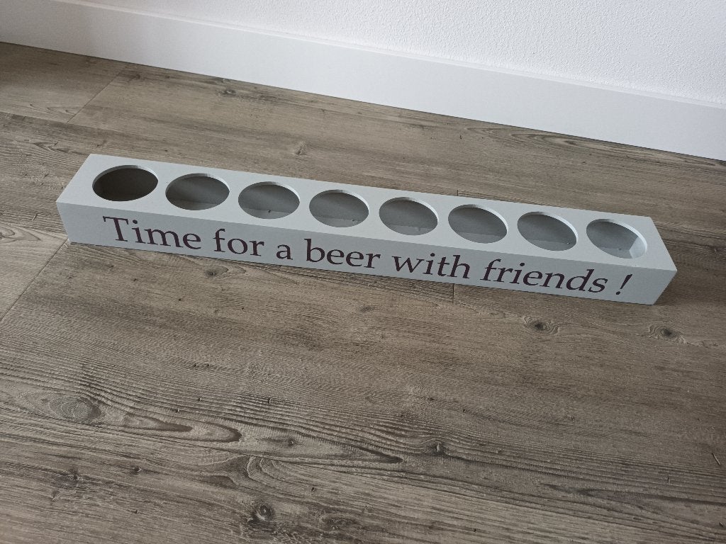 Bierdrager The Depot Time for a beer with friends bier, Ophalen of Verzenden, Zo goed als nieuw, Hout