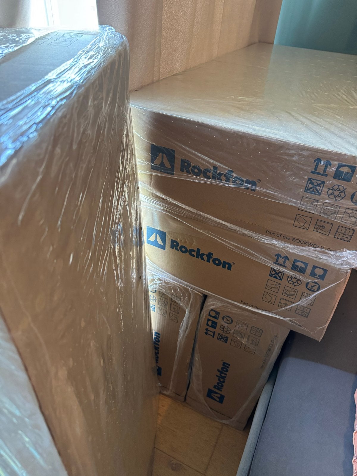 3 stuks Rockfon Pallas plafondplaten 600x600x20mm - 24 stuks, Ophalen, Nieuw, Overige materialen, Minder dan 20 mm