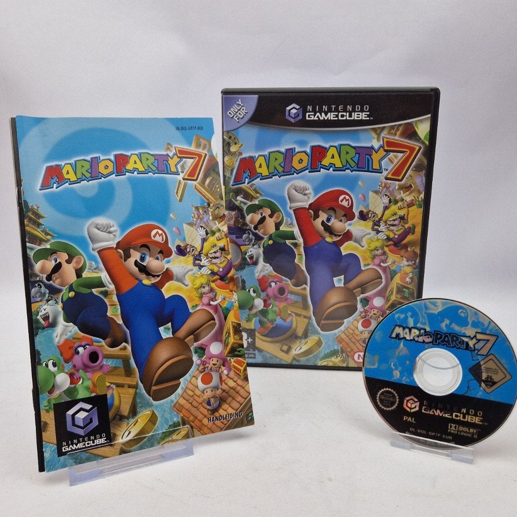 Mario party 7 gamecube Nu €74.99, Spelcomputers en Games, Games | Nintendo GameCube, Racen en Vliegen, Ophalen of Verzenden, Zo goed als nieuw
