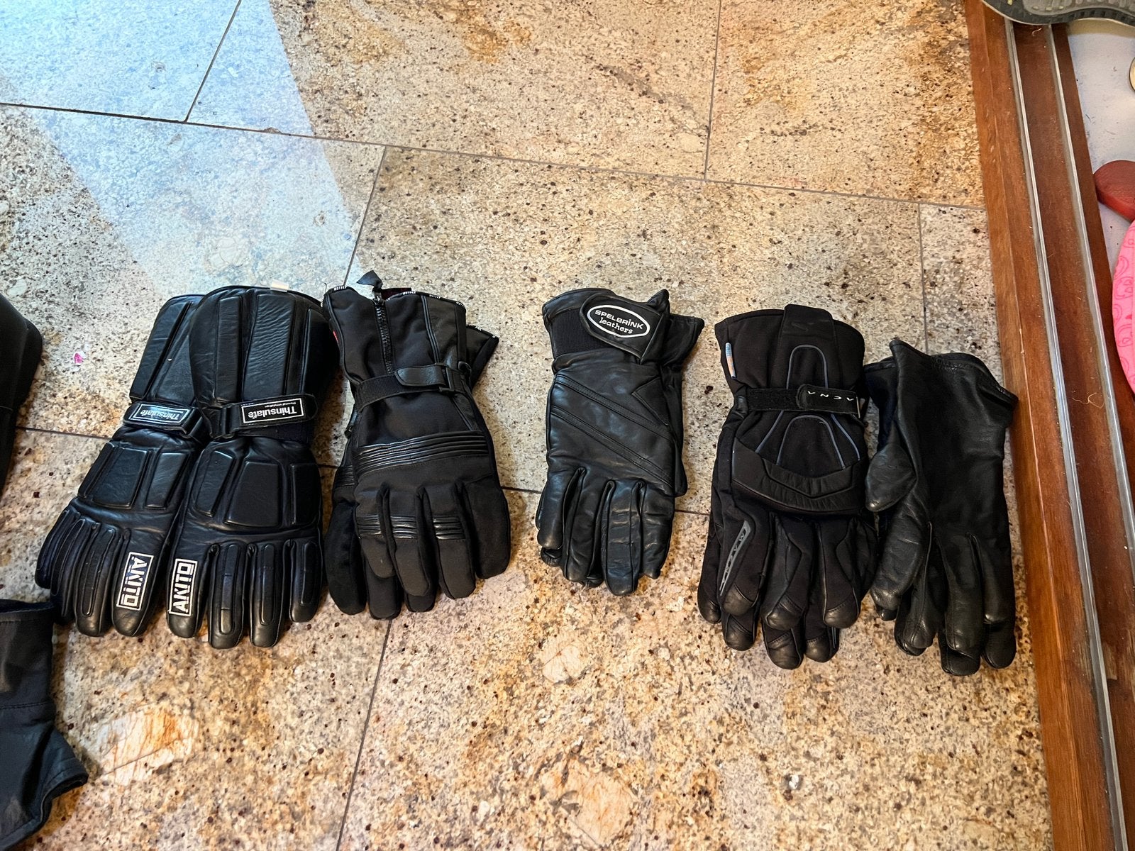 Motorhandschoenen, leer, Motoren, Ophalen of Verzenden, Tweedehands, Dames, Handschoenen