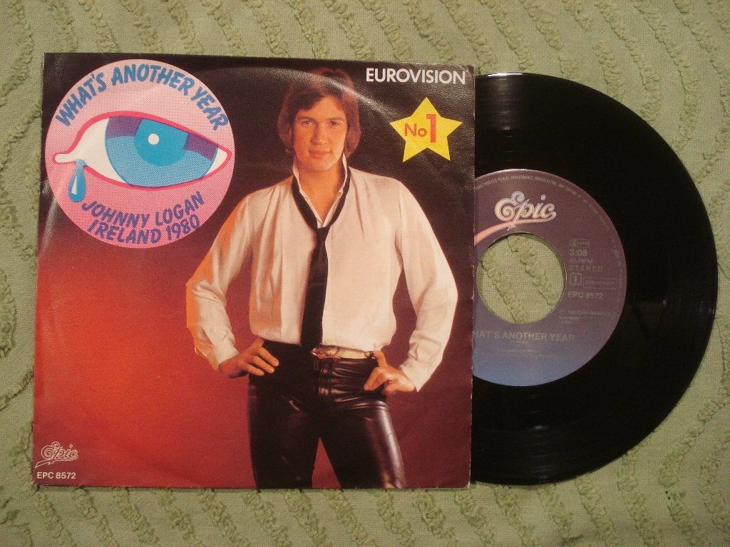 Johnny Logan 7" Vinyl Single: ‘What’s another year’ (NL), Ophalen of Verzenden, Zo goed als nieuw, 7 inch, Pop