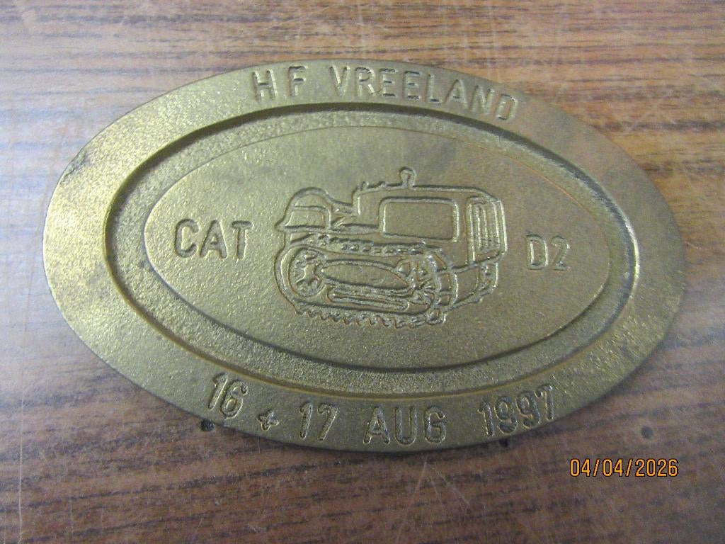 tractor HF Vreeland  plaquettes  landbouw, Verzamelen, Ophalen of Verzenden, Zo goed als nieuw, Auto's