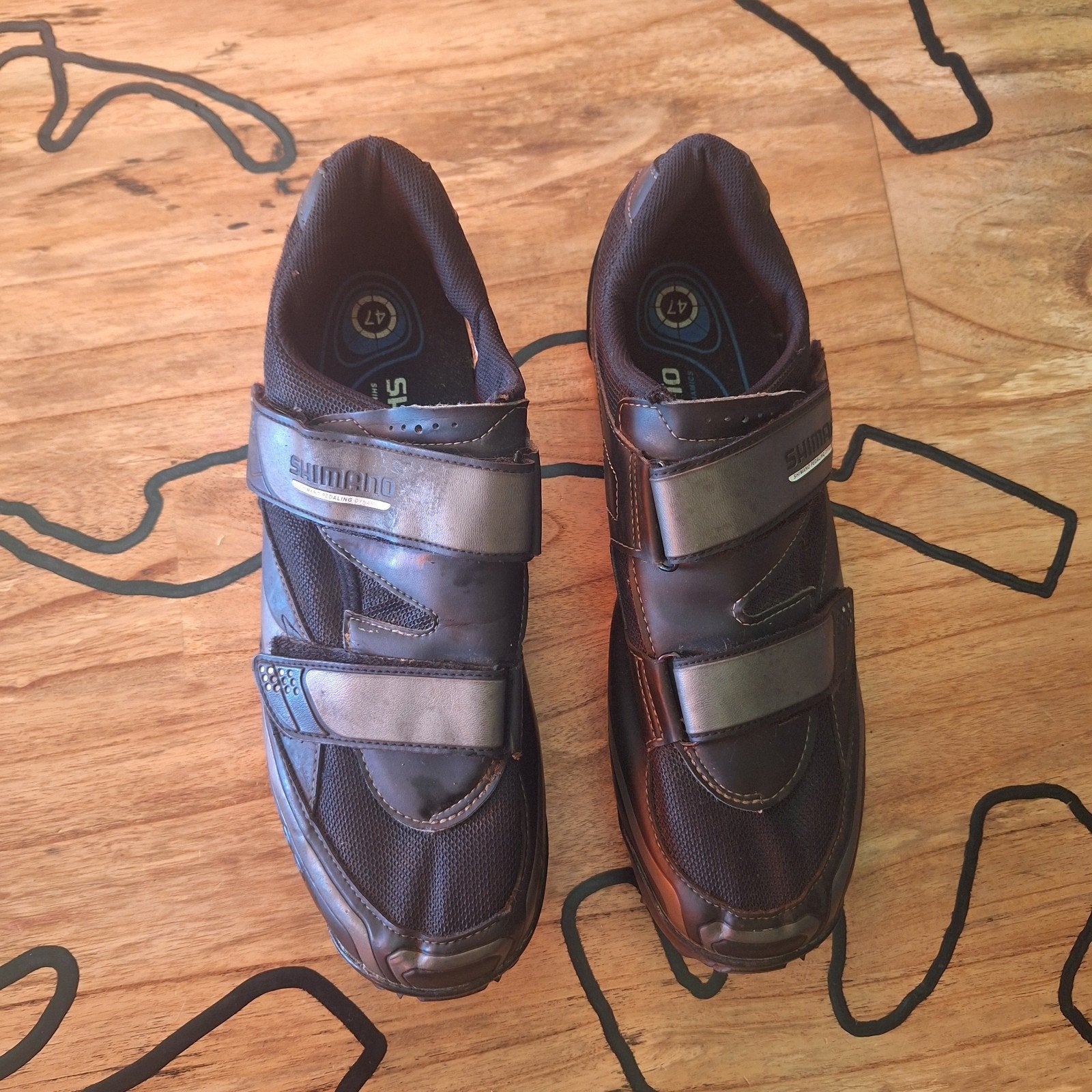 Shimano fietsschoenen SPD MTB maat 47, Ophalen, Gebruikt, Heren, Schoenen