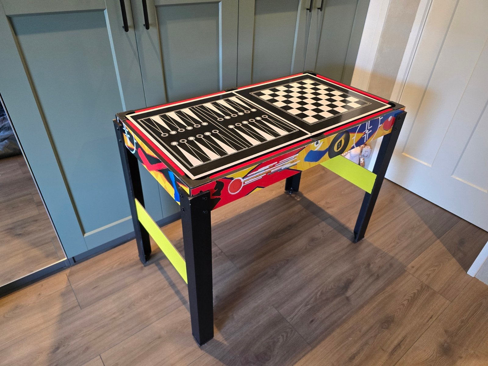 Multifunctionele Speltafel 12-in-1, Vijf spelers of meer, Ophalen, Zo goed als nieuw