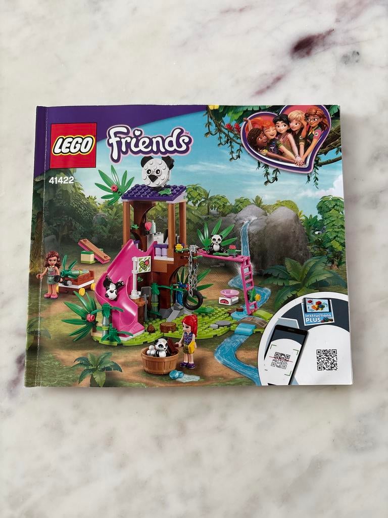 LEGO Friends 41422 Panda Jungle Boomhut, Lego, Friends, Ophalen of Verzenden, Zo goed als nieuw