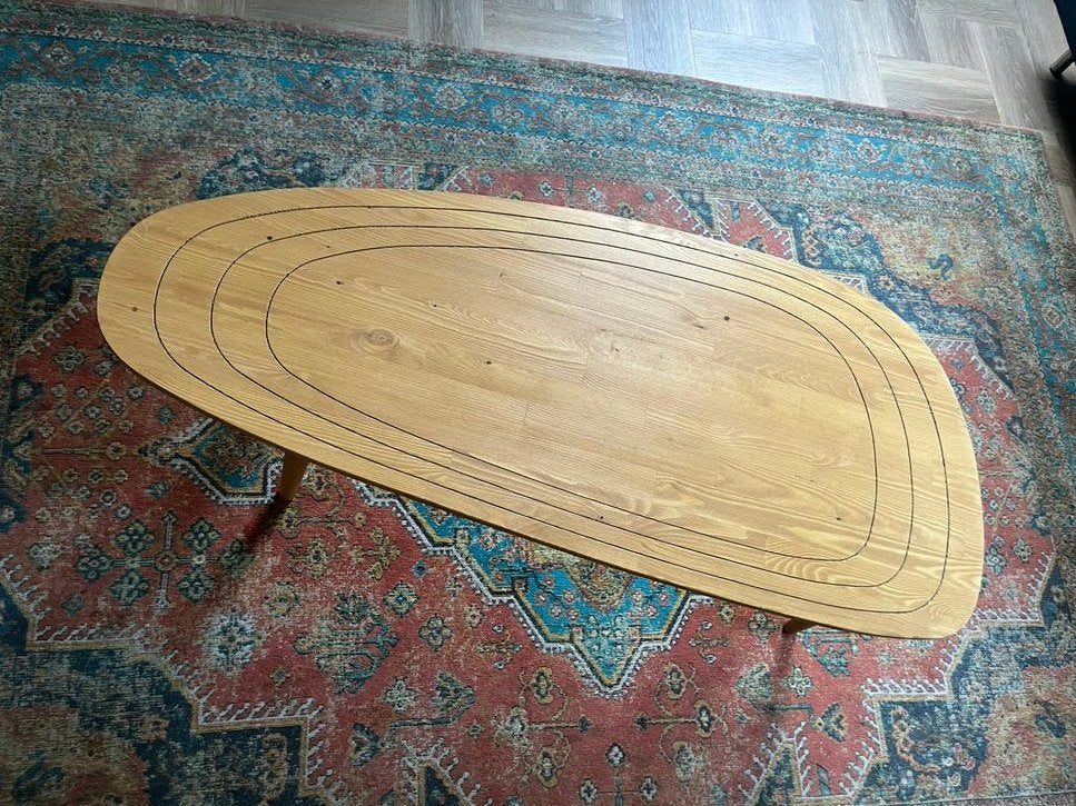Kalune Design Sweet Salontafel | Teak, Ophalen, 100 tot 150 cm, Nieuw, 50 tot 100 cm