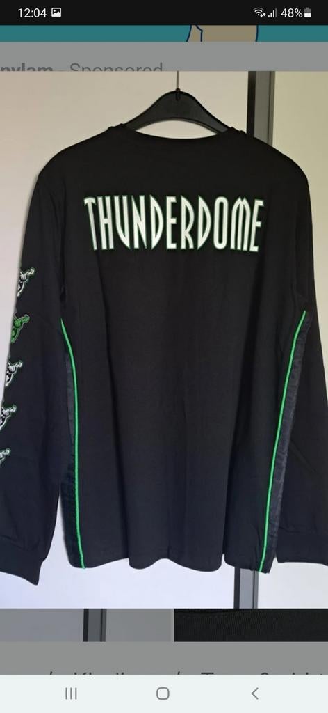 Thunderdome 2024 longsleeve maat xl
NIEUW IN DE VERPAKKING., Ophalen of Verzenden