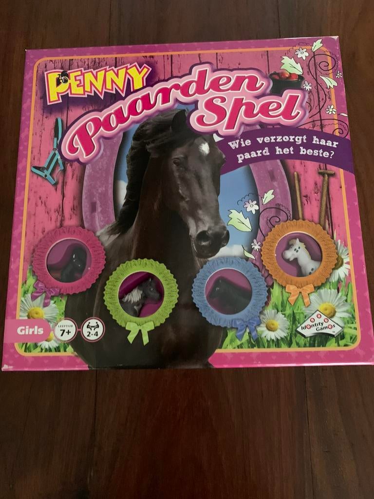 Penny paarden bordspel, Hobby en Vrije tijd, Gezelschapsspellen | Bordspellen, Ophalen of Verzenden, Gebruikt