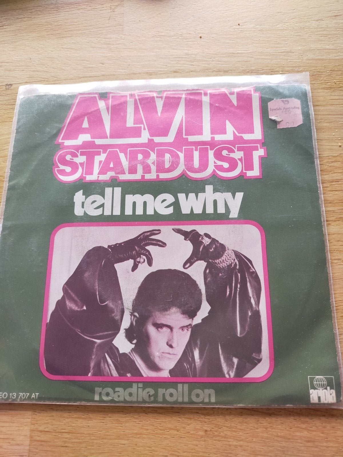 Alvin Stardust , tell me why, Cd's en Dvd's, Vinyl Singles, Ophalen of Verzenden, Zo goed als nieuw, Pop