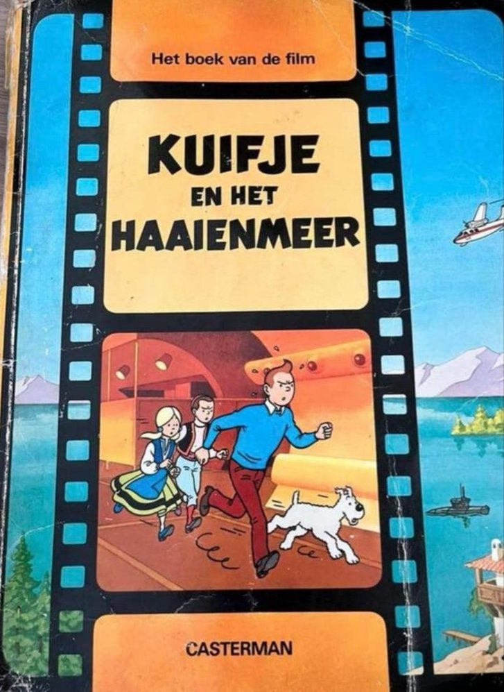Kuifje en het Haaienmeer - Het boek van de film (1972), Eén stripboek, Ophalen of Verzenden, Gelezen