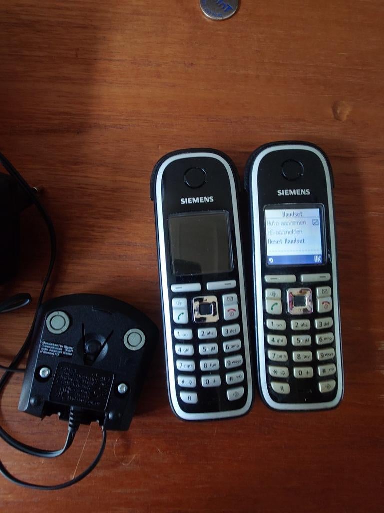 Siemens Gigaset DECT Telefoon met 2 Handsets, Ophalen of Verzenden, Gebruikt, 2 handsets