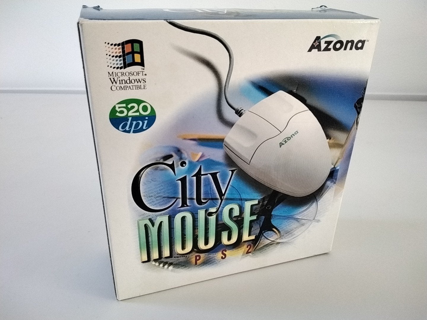 Tweeknops PS/2 muis Azona CityMouse uit 1997, Ophalen of Verzenden