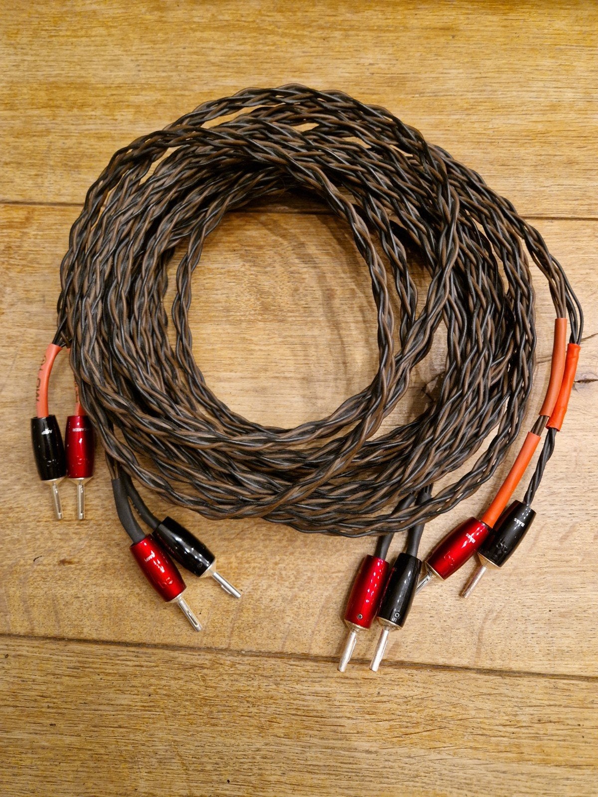 Kimber 4PR 2x5 meter met AudioQuest 507 banaan, Ophalen of Verzenden, Zo goed als nieuw, 5 tot 10 meter, Luidsprekerkabel