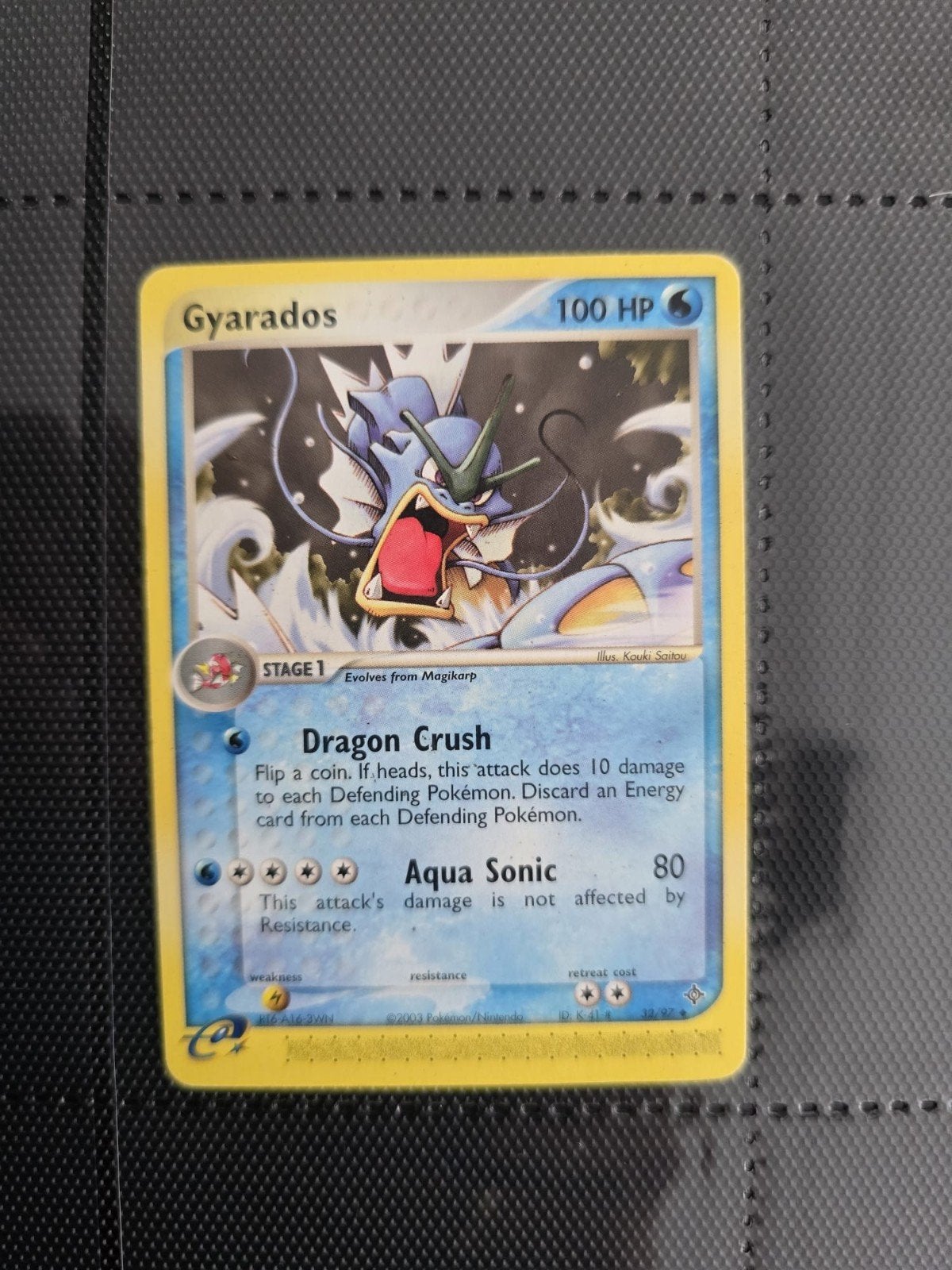 Gyarados Pokémon kaart, Ophalen of Verzenden, Zo goed als nieuw