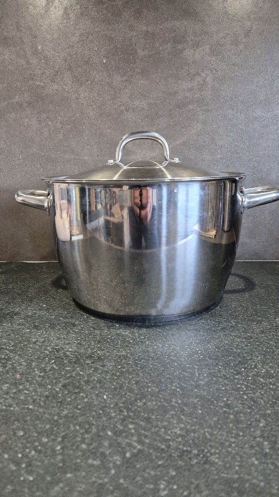 Ikea hapjespan, pan, rvs, 9 liter. S47, Tweedehands verkoop, Tweedehands verkoop, Gebruikt, Gietijzer
