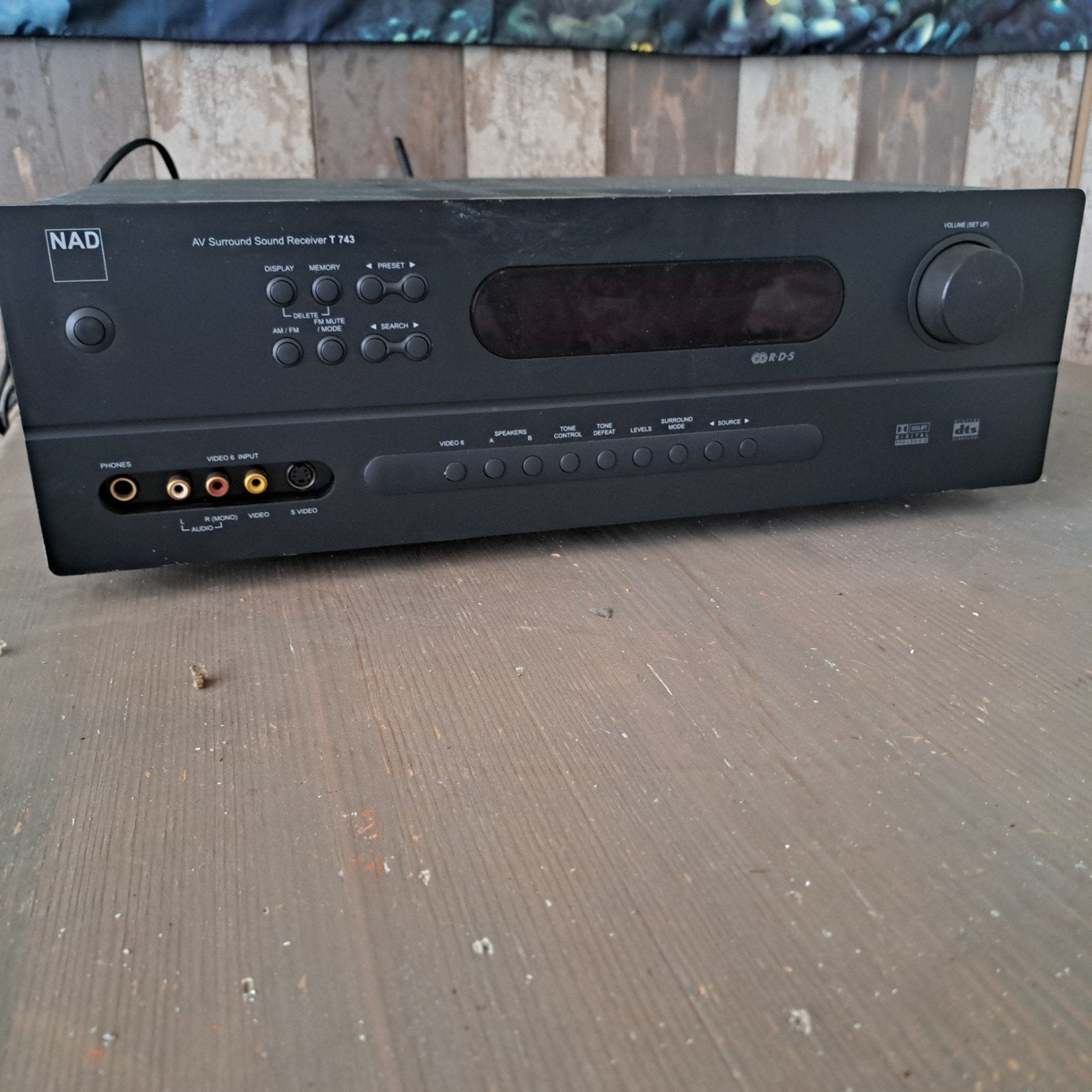 Nad a/v surround receiver T 743, Ophalen of Verzenden, Zo goed als nieuw, Overige merken, Met radio