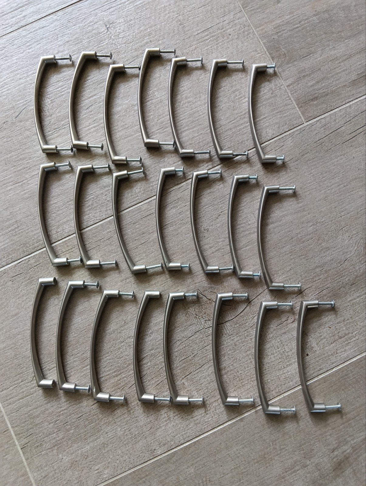 handgrepen zilver 128 mm, Huis en Inrichting, Minder dan 50 cm, Ophalen of Verzenden, Zo goed als nieuw, Minder dan 25 cm