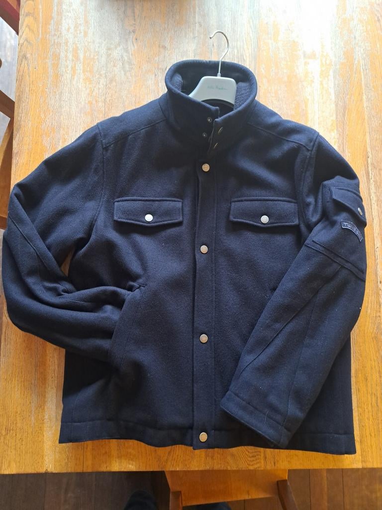 Tenson jas mt L., Maat 52/54 (L), Blauw, Ophalen of Verzenden, Zo goed als nieuw