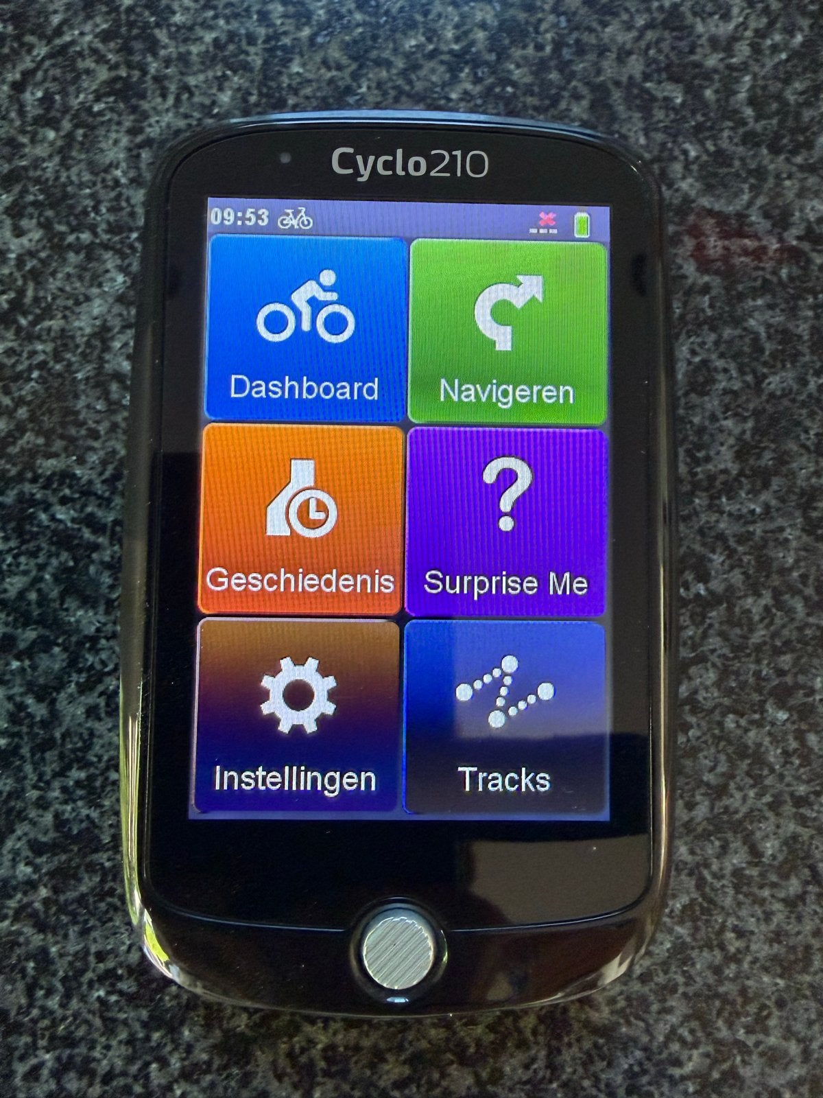 Mio Cyclo 210 fietsnavigatie GPS, Ophalen, GPS, Zo goed als nieuw
