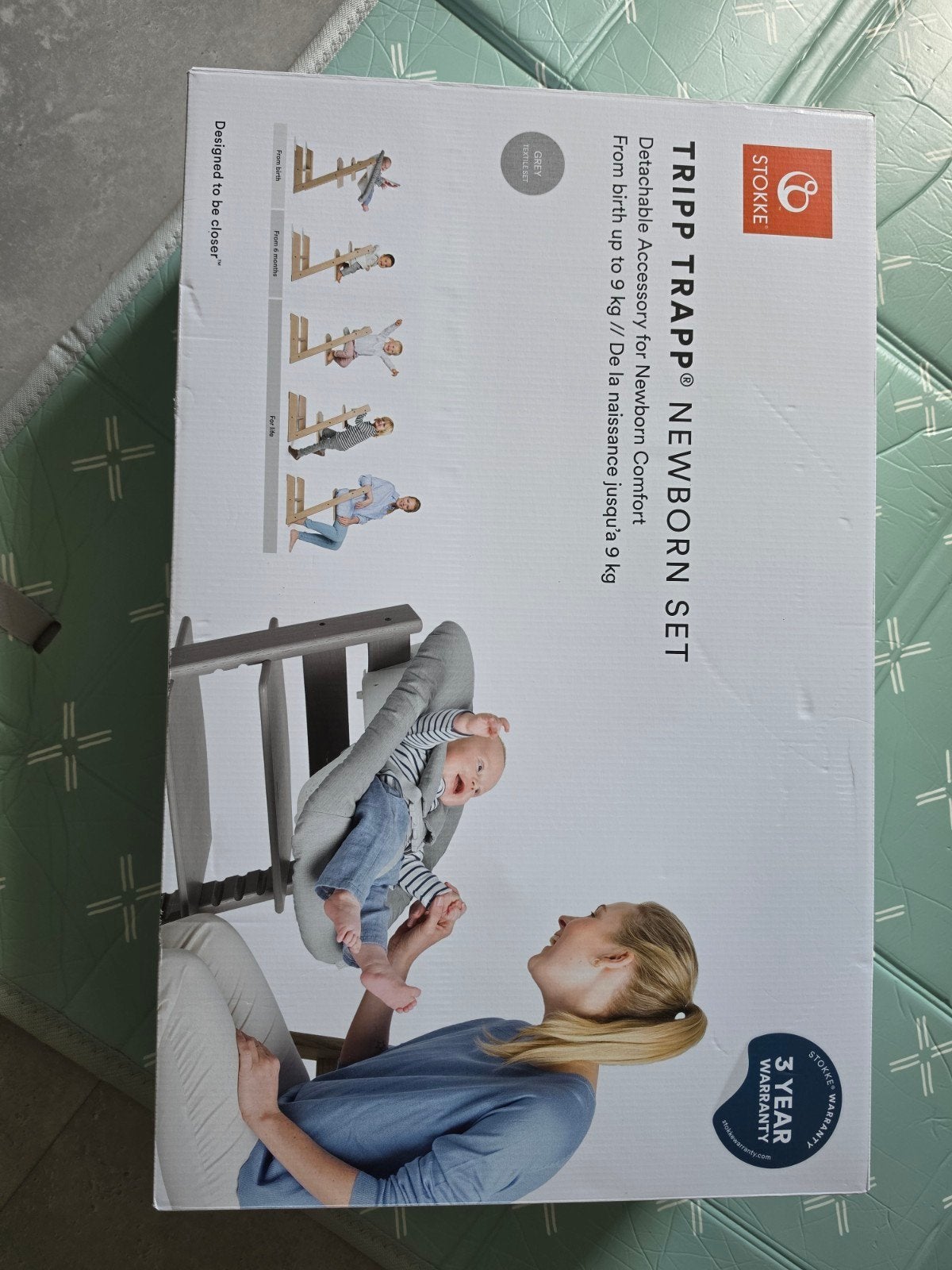 Stokke Newborn Set - Zo goed als nieuw, Grijs, Ophalen of Verzenden, Zo goed als nieuw, Overige typen